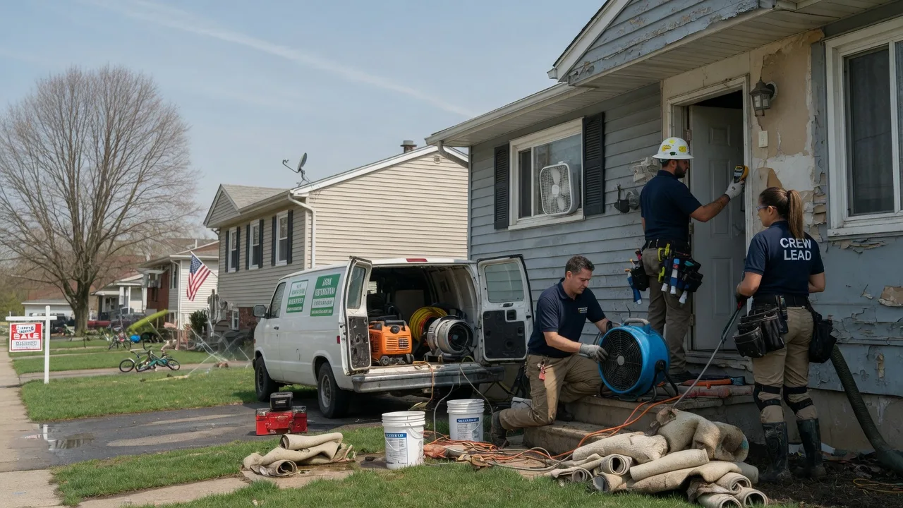 Flood Cleanup in Cooksburg, PA near me