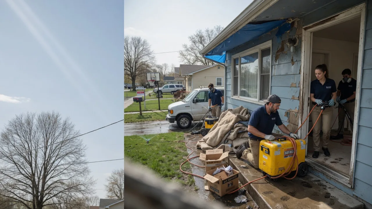 Basement Flood Cleanup in Cooksburg, PA near me